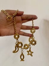 Load image into Gallery viewer, Vintage Remy Dis Paris Ocean Charm Necklace