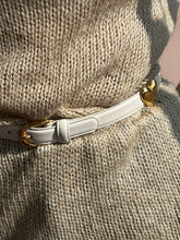 Load image into Gallery viewer, Vintage Moschino Gold Heart Leather Belt